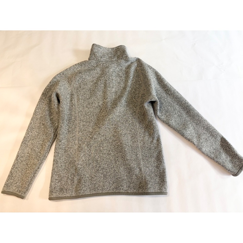 Patagonia Better Sweater 1/4 Zip Fleece Pullover Heather Grey Womens Medium - Picture 12 of 15